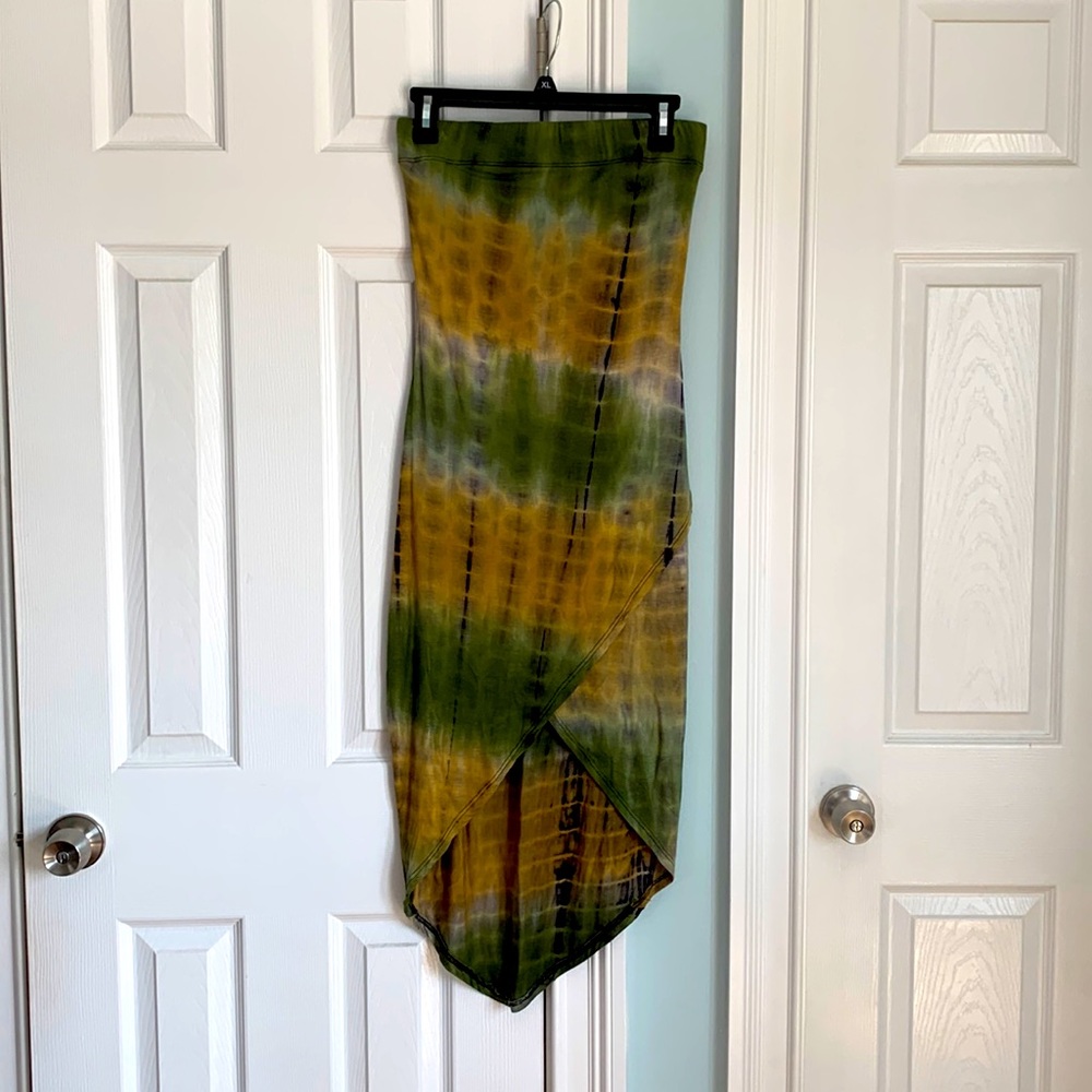 Women’s Strapless Tie-Dye Dress size Large